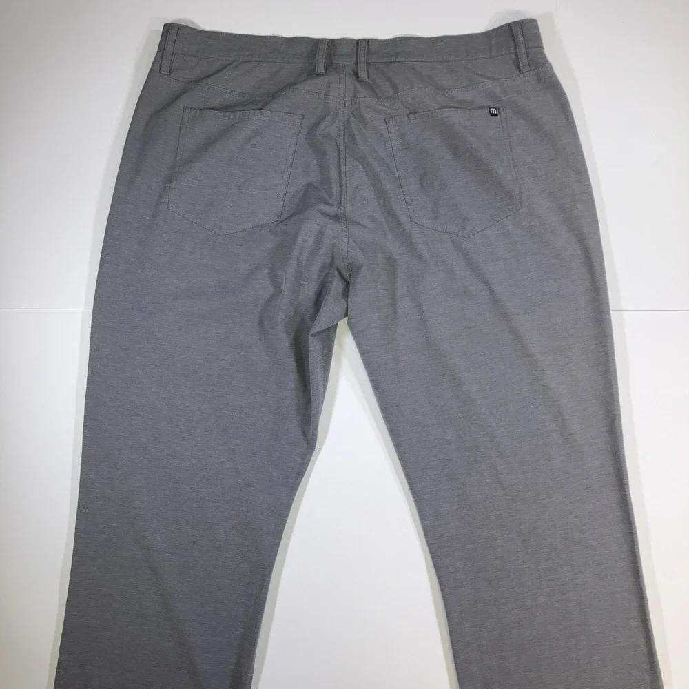 Travis Mathew Slacks Golf Pants Mens 40x32 Gray Tech Stretch 1MQ534